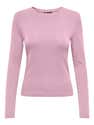 T-shirt Manches Longues Fille KIDS ONLY - Col Rond - Jersey Côtelé Avec élasthanne - Coupe Confortable - Taille Junior - 5