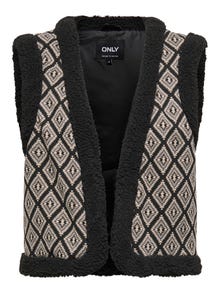 ONLY ONLJESSIE Trench waistcoat -Black - 15323165