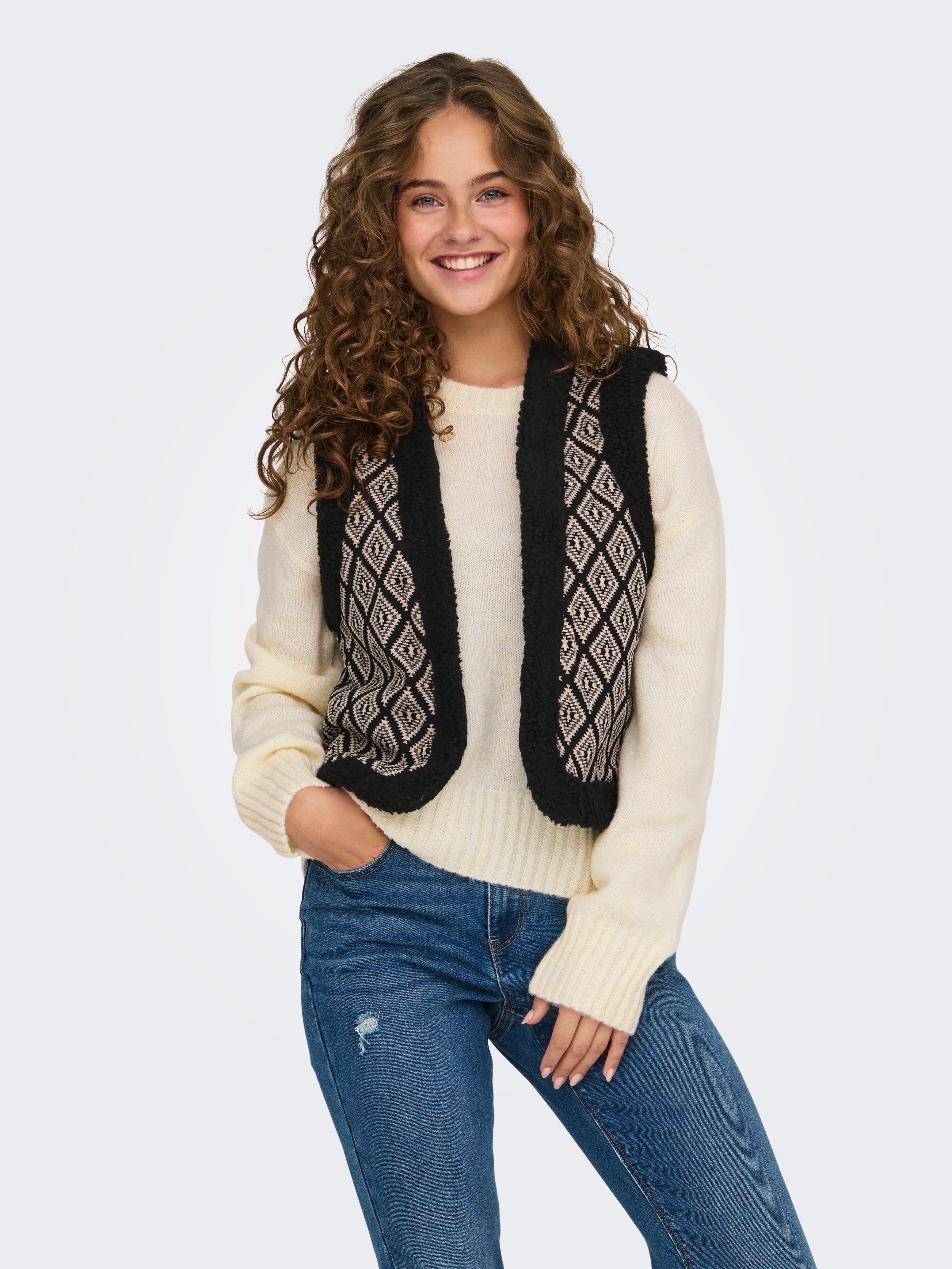 Onljessie Trenchcoat-weste