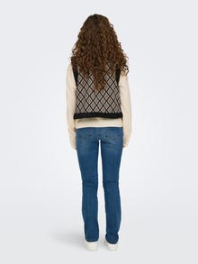 ONLY ONLJESSIE Trench waistcoat -Black - 15323165