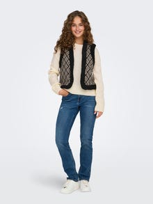 ONLY ONLJESSIE Trench waistcoat -Black - 15323165