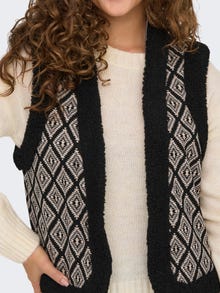 ONLY ONLJESSIE Trench waistcoat -Black - 15323165