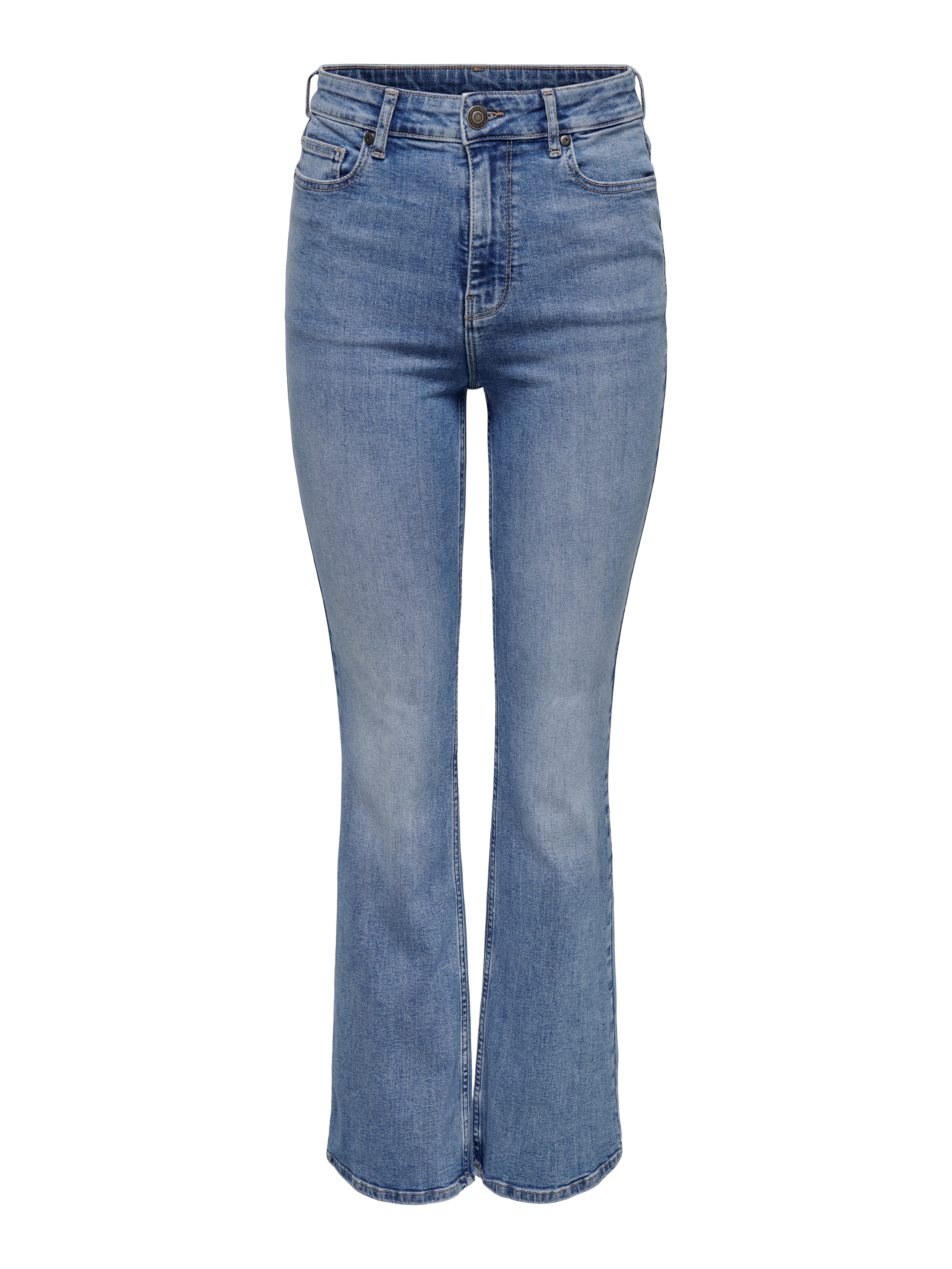 Thumbnail - Onlluna Hohe Taille Ausgestellt Jeans