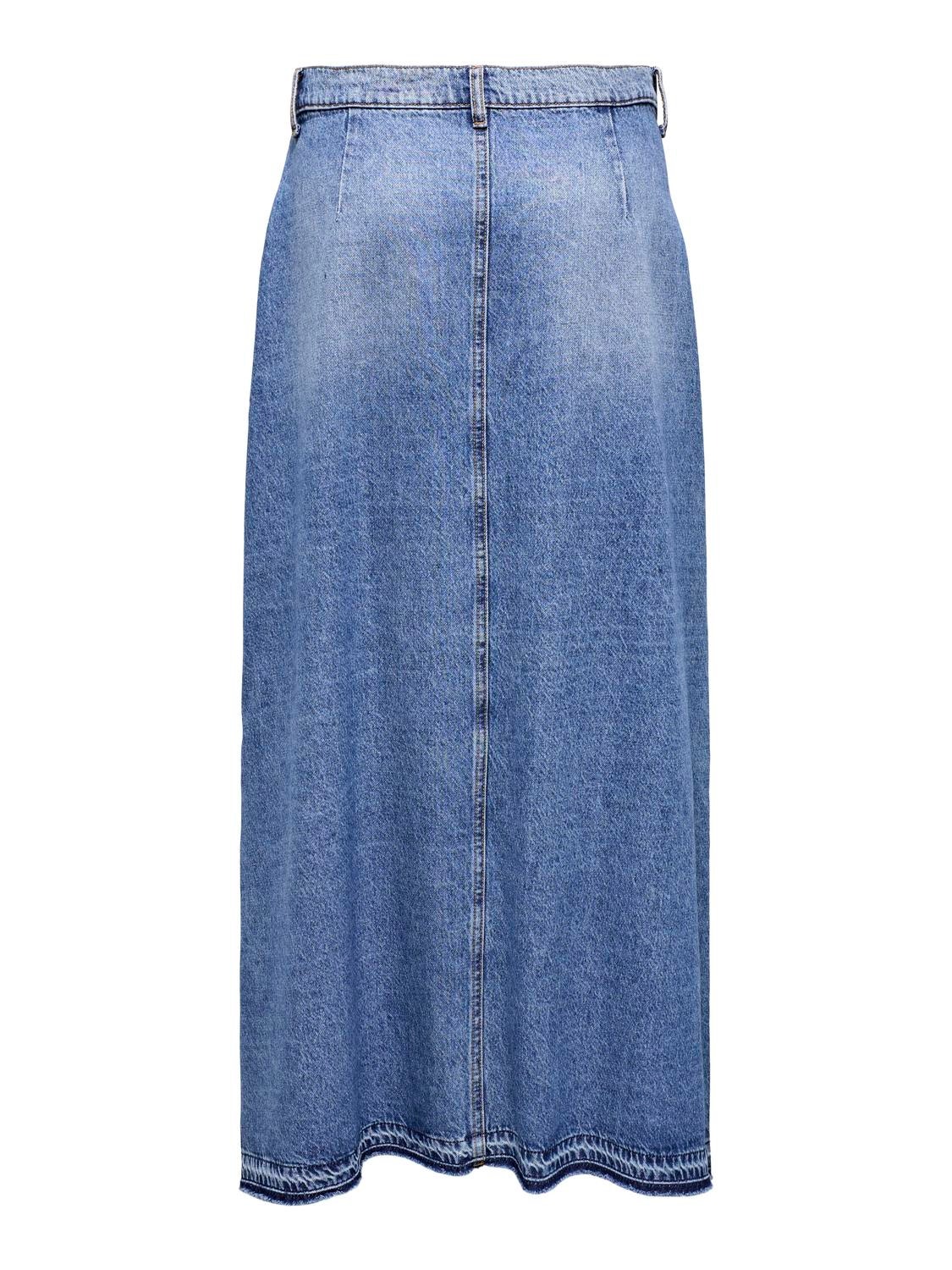 ONLY Long skirt -Medium Blue Denim - 15323243