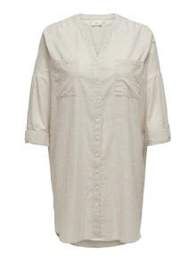 ONLY Curvy long shirt -Pure Cashmere - 15323256