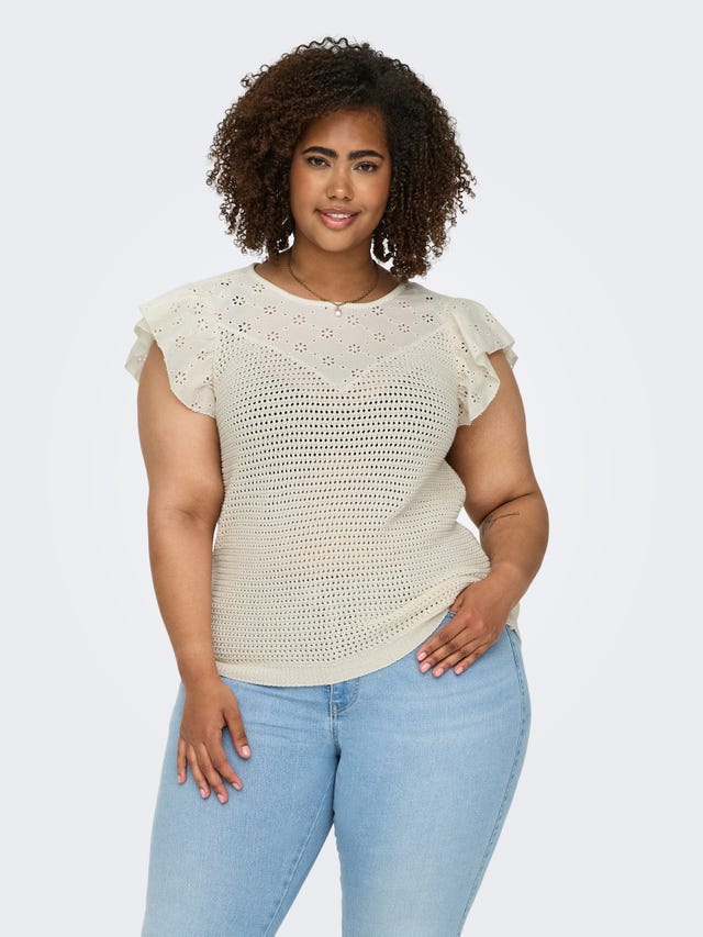 ONLY Curvy knitted blouse - 15323283