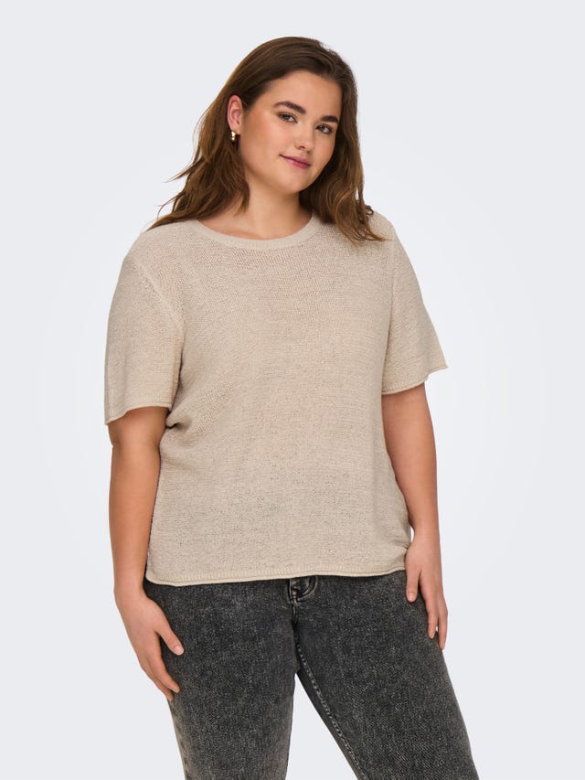 ONLY Regular Fit Round Neck Curve Pullover - 15323295