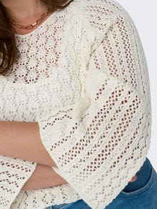 ONLY CARNOLA Pletený svetr -Cloud Dancer - 15323302