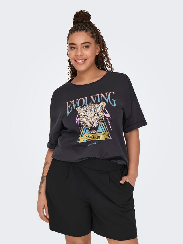 ONLY Curvy printed t-shirt - 15323325