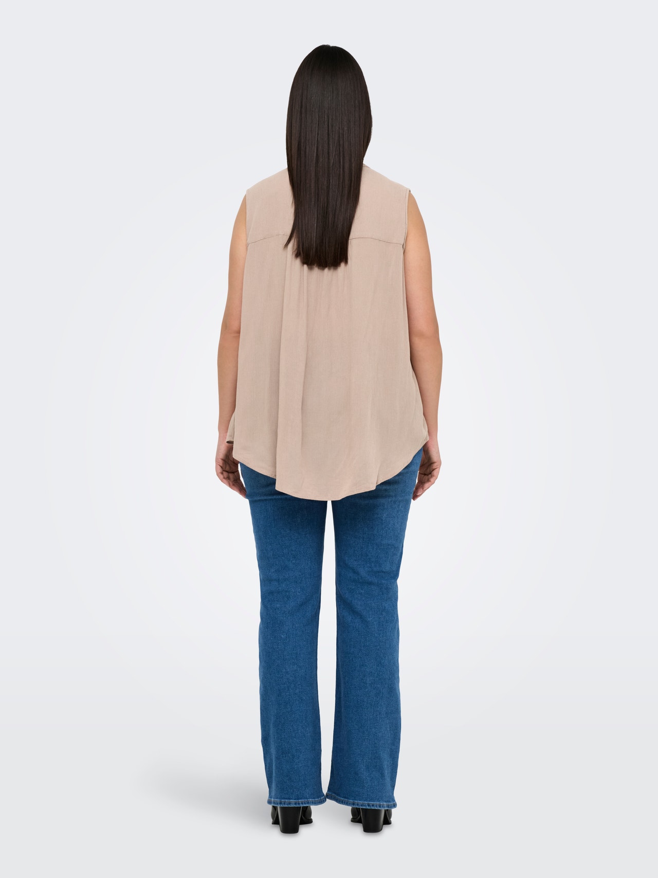 ONLY Tavapärane lõige V-kaelus Vormikas Särgik -Mocha Meringue - 15323372