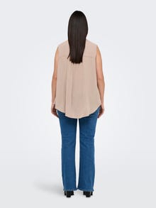 ONLY Tavapärane lõige V-kaelus Vormikas Särgik -Mocha Meringue - 15323372