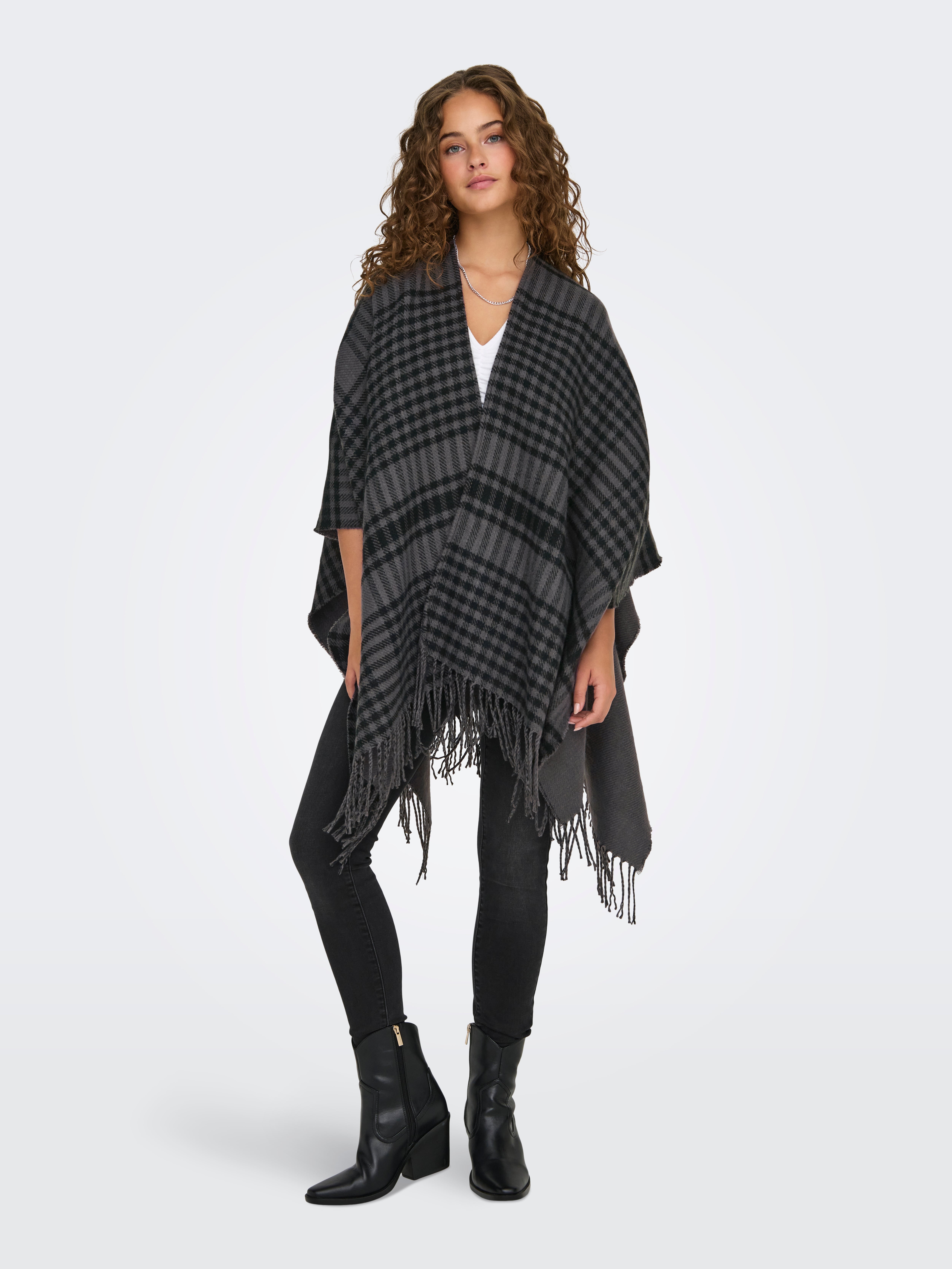 Onlviolet Poncho