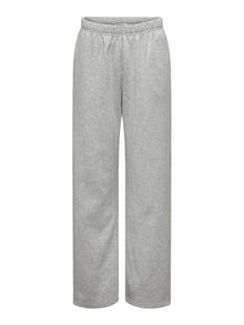 ONLY ONLSWEAT Regular Fit Tepláky -Light Grey Melange - 15323523