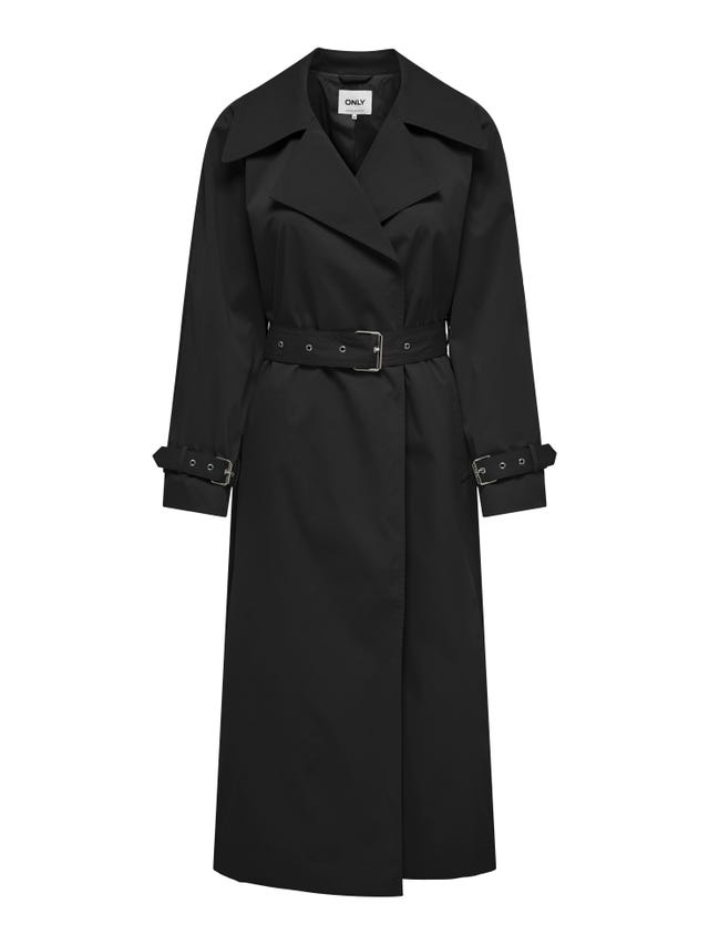 ONLY High neck Tall Coat - 15323777