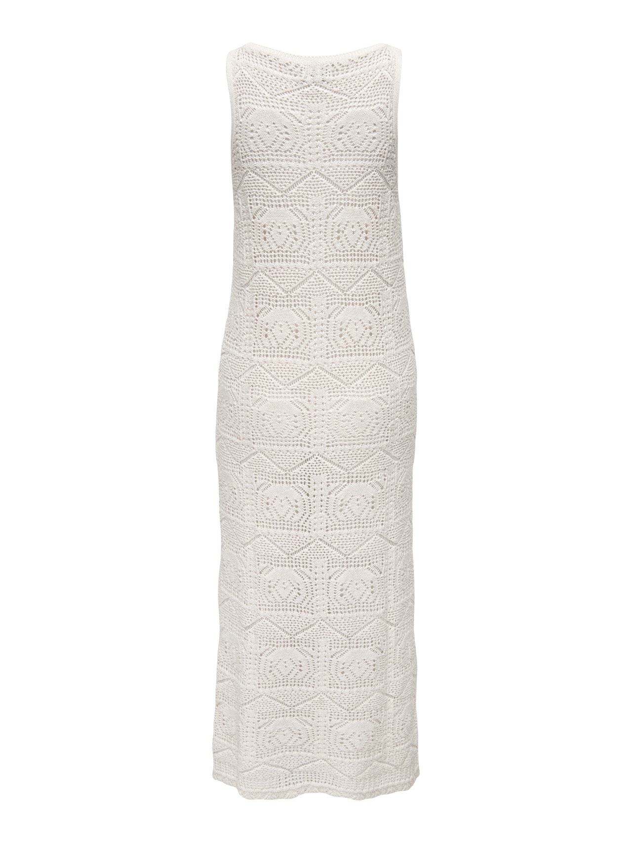ONLY Long knitted dress -Eggnog - 15323934