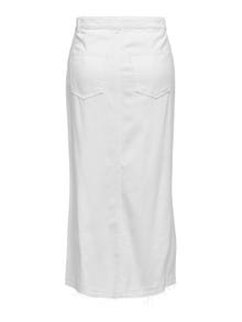 ONLY Jupe longue -White - 15323972