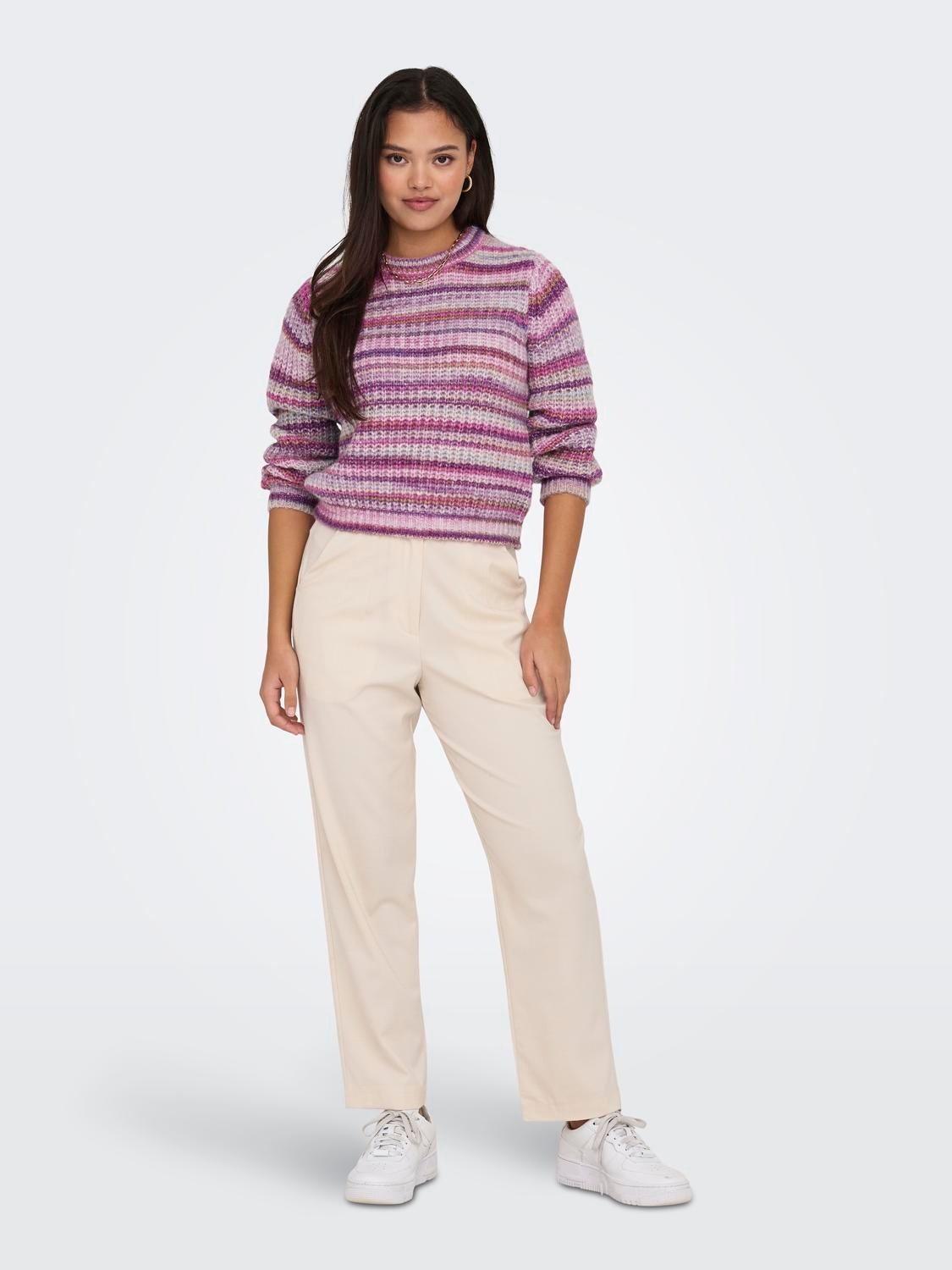 ONLY Pull-overs Col rond -Deep Orchid - 15324080