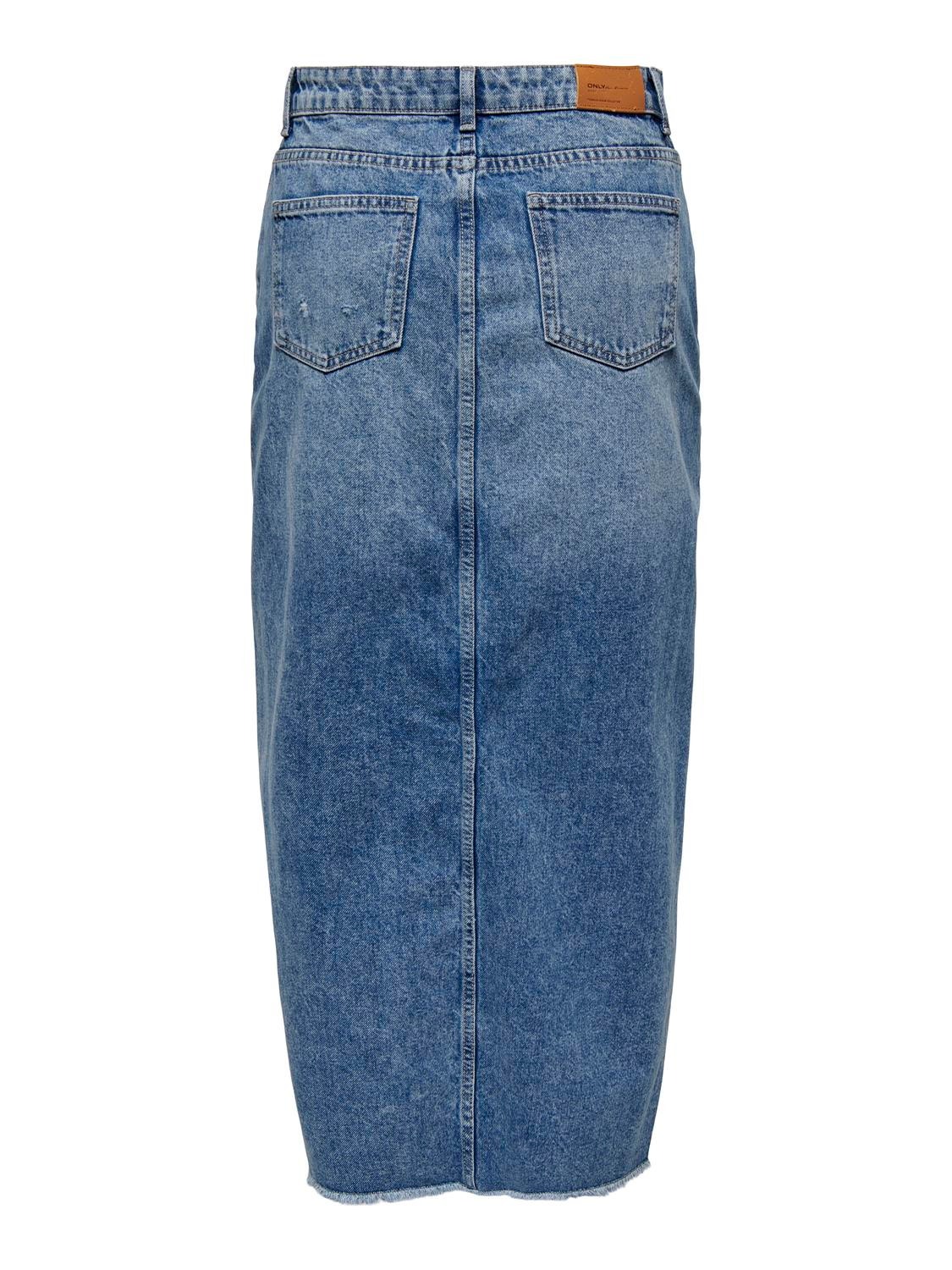 denim | skirt ONLY® Midi | Medium Blue