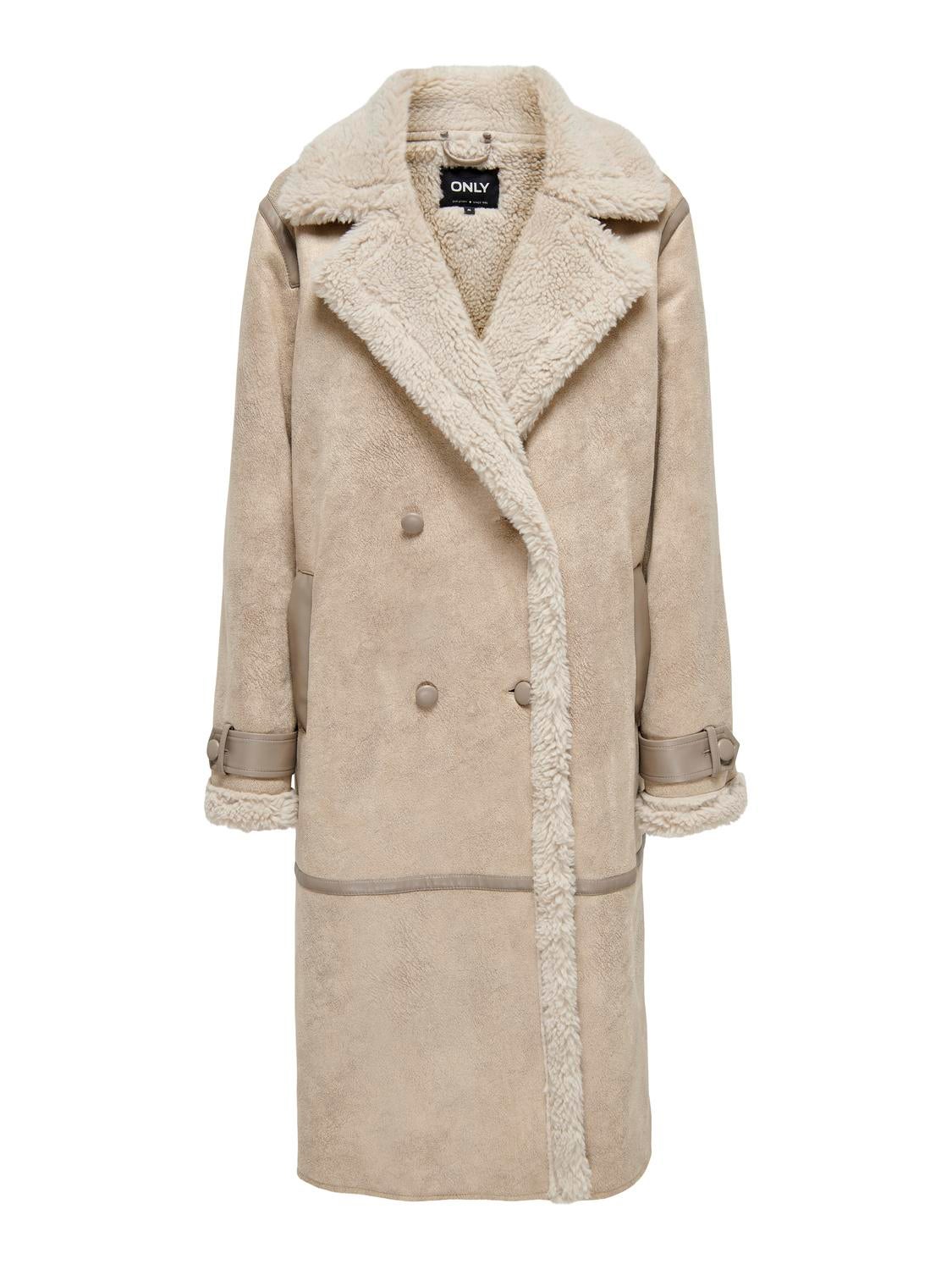 Only on sale shearling coat