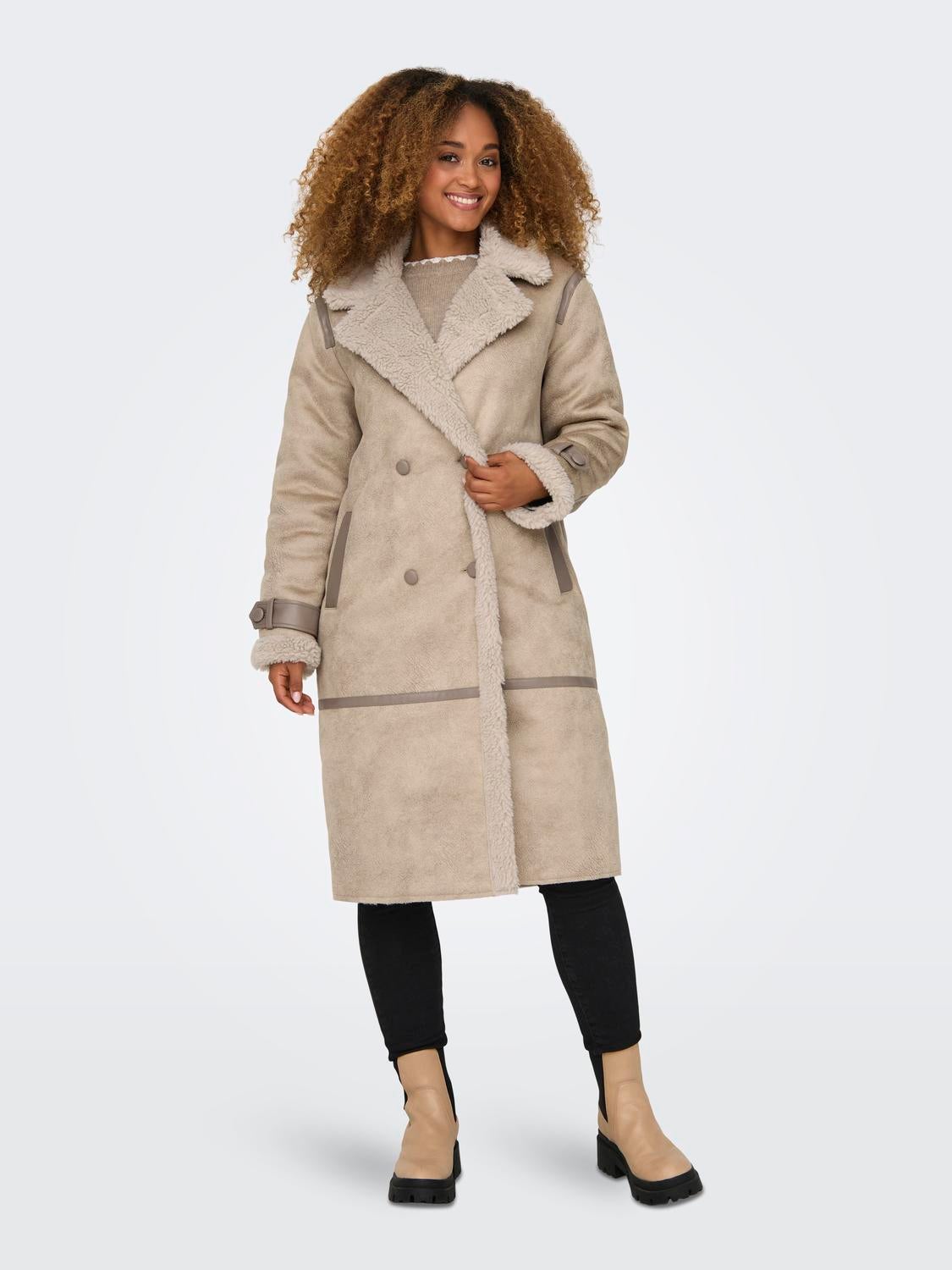 ONLYLVA Teddy coat Beige ONLY