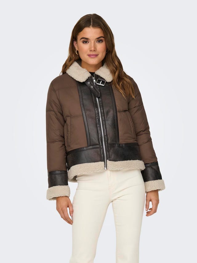 ONLY Reverse Storm cuffs to prevent wind from entering Quilted Jacket - 15324139