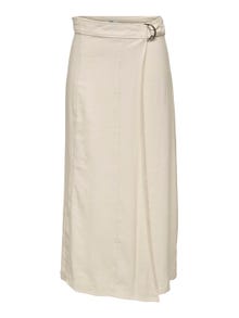 ONLY High waist Midi-rok -Sandshell - 15324259