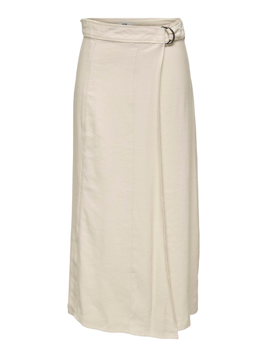 ONLY High waist Midi skirt -Sandshell - 15324259