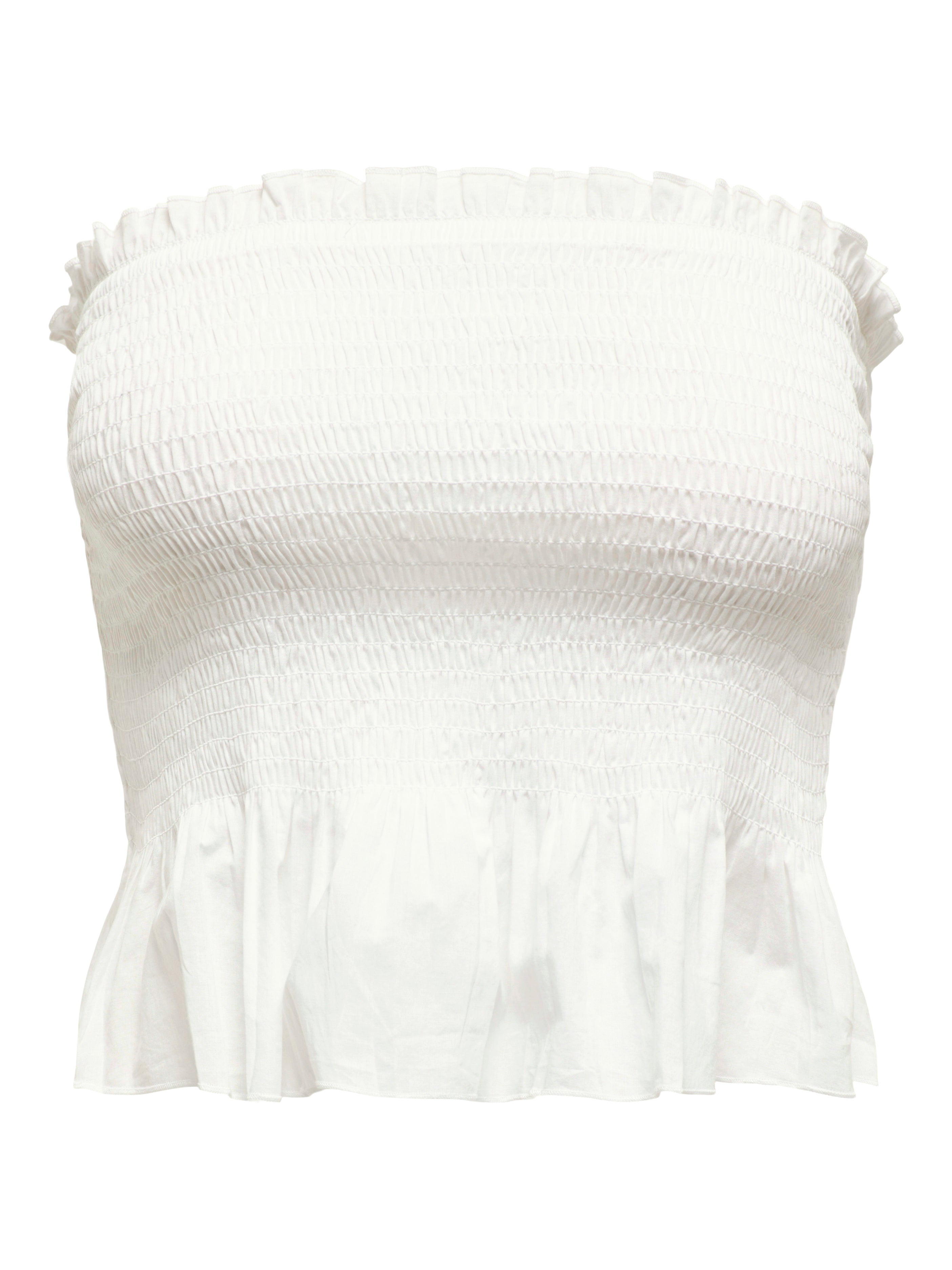 ORGUE Cut gather tops【White】 PVD textile : T-shirt, B&C, Polos, Sweats, Travail, Sport