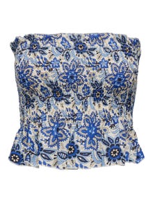 ONLY ONLKATIE Gesmoktes Top -Dazzling Blue - 15324286