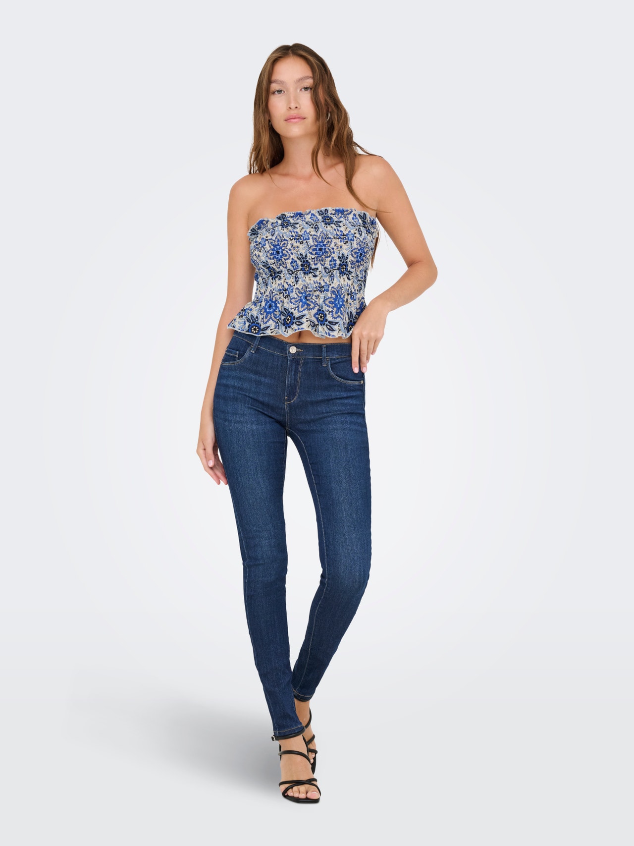 ONLY ONLKATIE Smock top -Dazzling Blue - 15324286