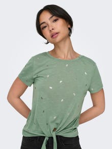 ONLY Regular Fit O-hals T-skjorte -Hedge Green - 15324327