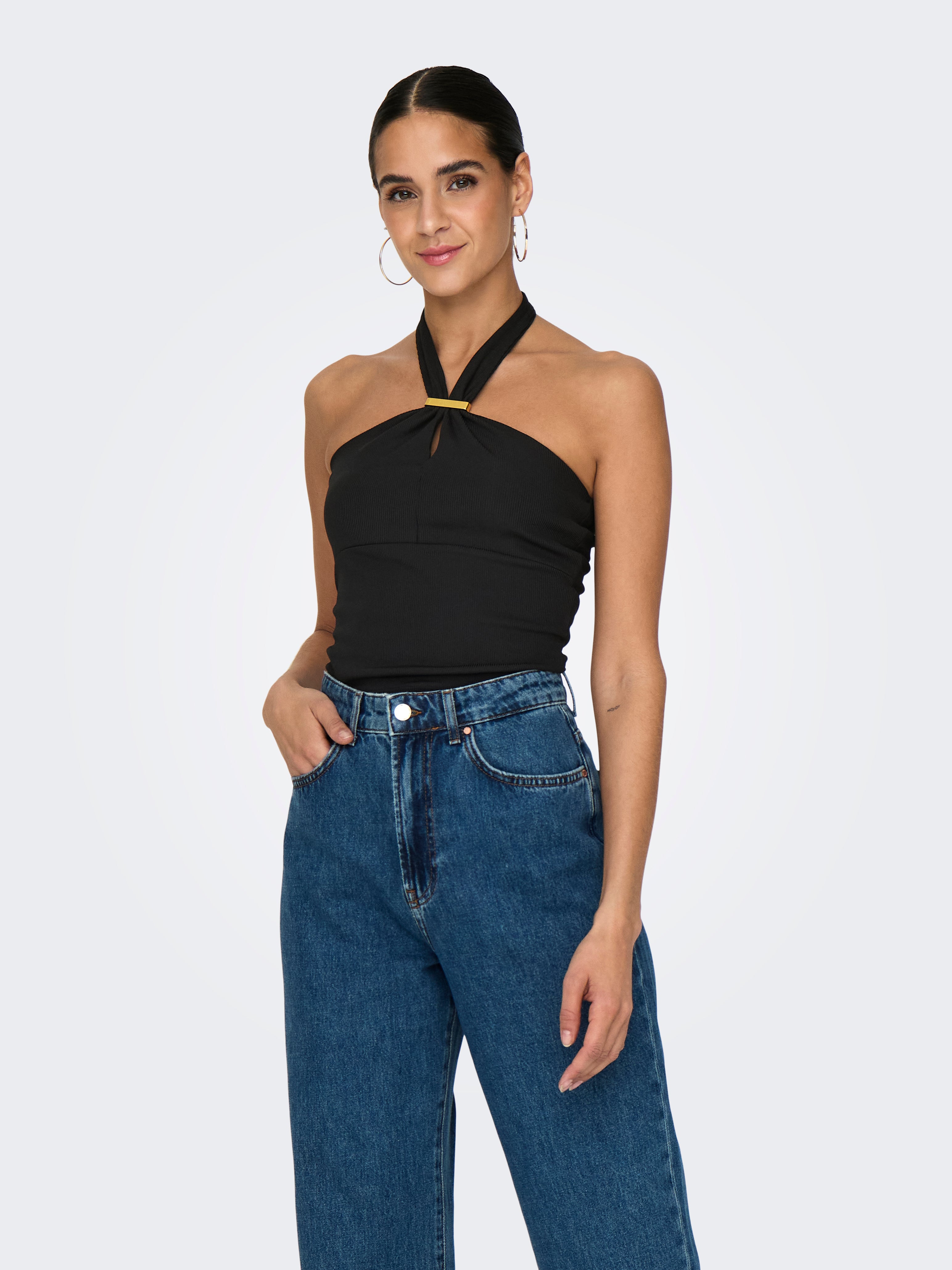 Halterneck Top - ONLY - Modalova
