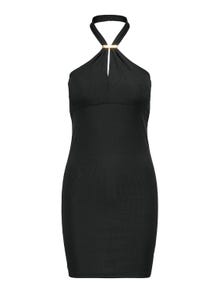 ONLY Regular fit Halternek Korte jurk -Black - 15324344