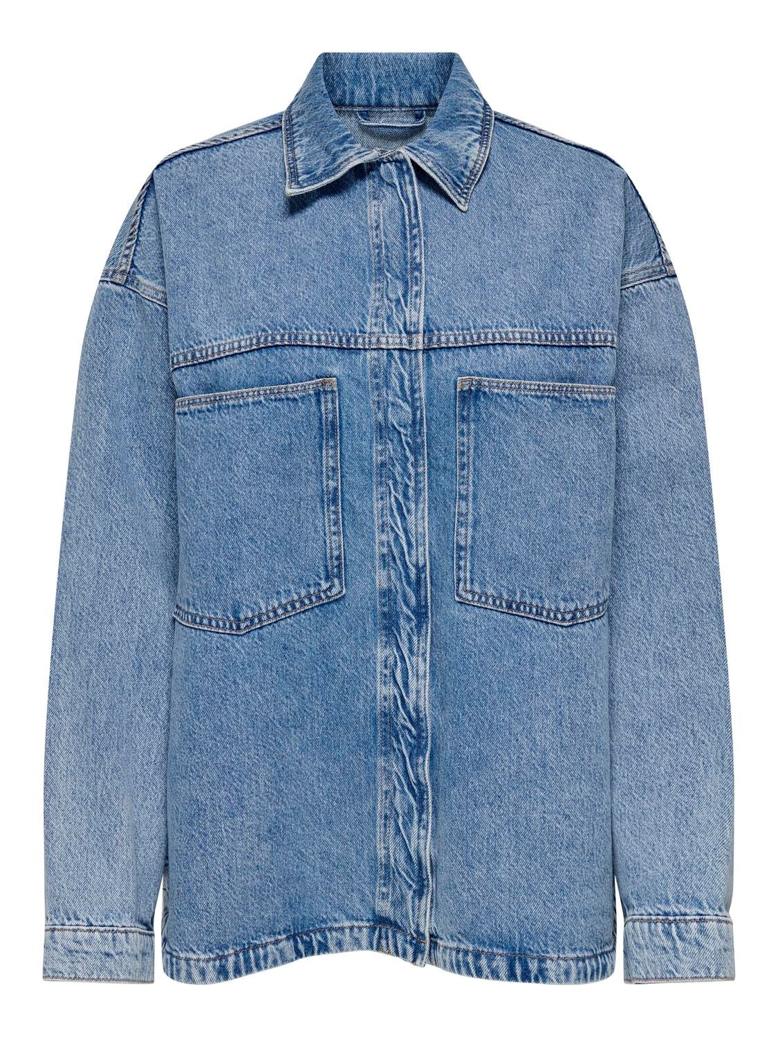 ONLY Denim shirt -Light Blue Denim - 15324363