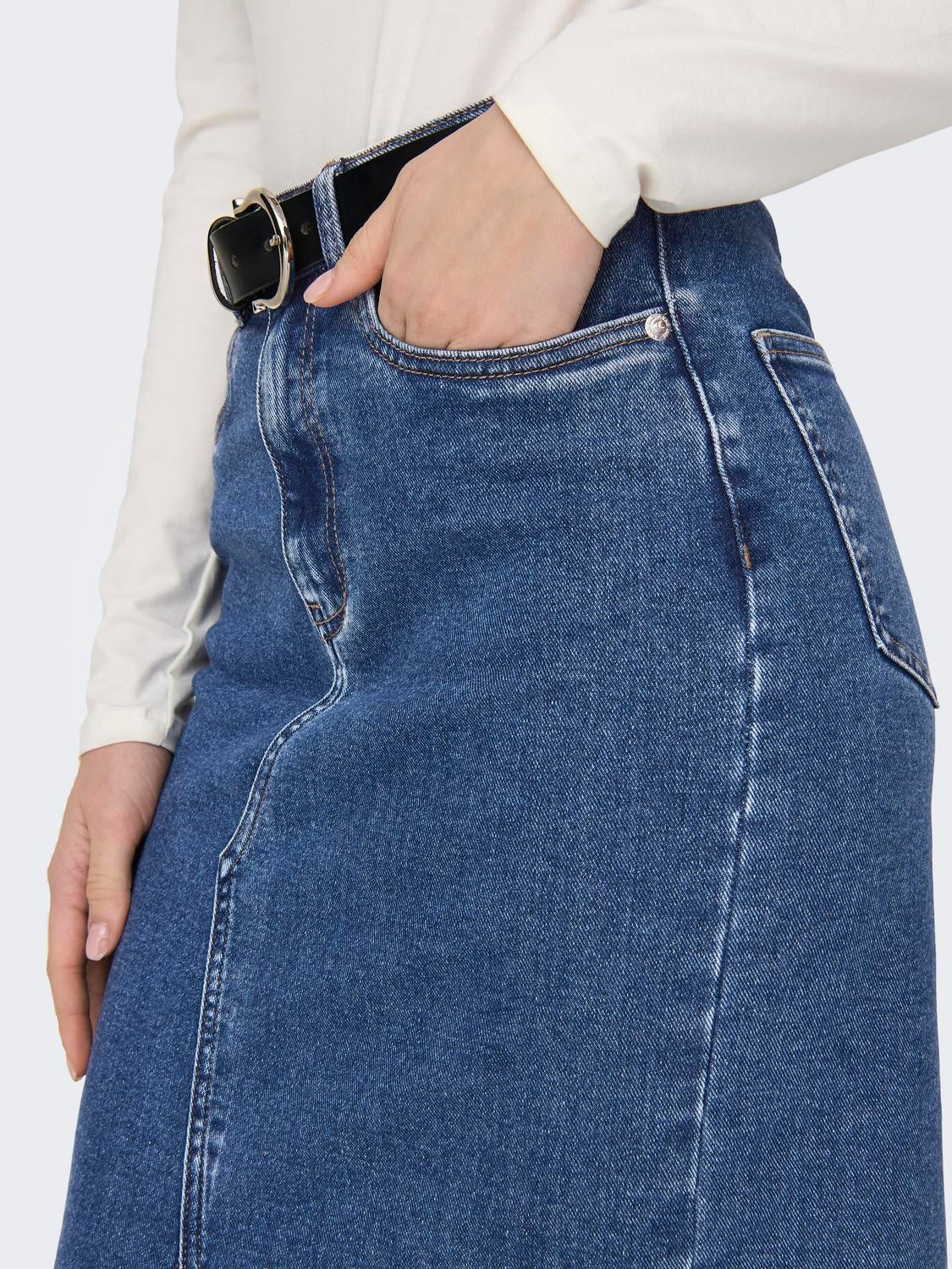 Midi jean clearance skirt jazz