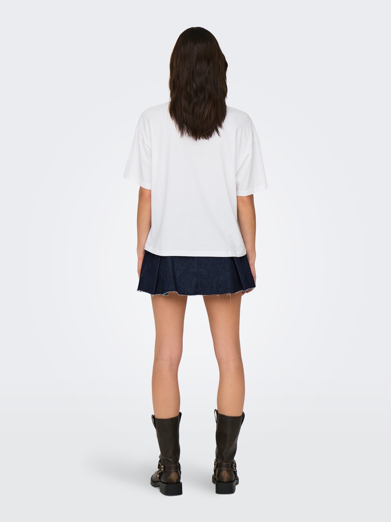 ONLY Oversized o-neck t-shirt -Bright White - 15324377