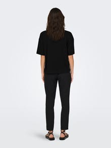 ONLY Oversized o-neck t-shirt -Black - 15324377