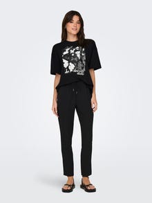 ONLY Oversized o-hals t-shirt -Black - 15324377