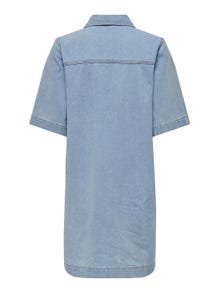 ONLY Denim shirt dress -Light Blue Denim - 15324384