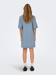 ONLY Denim shirt dress -Light Blue Denim - 15324384