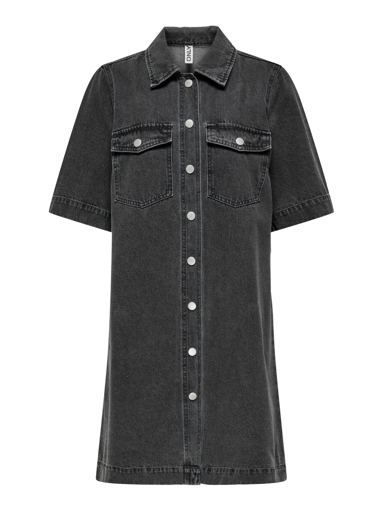 ONLY ONLBELLE Short dress -Washed Black - 15324384