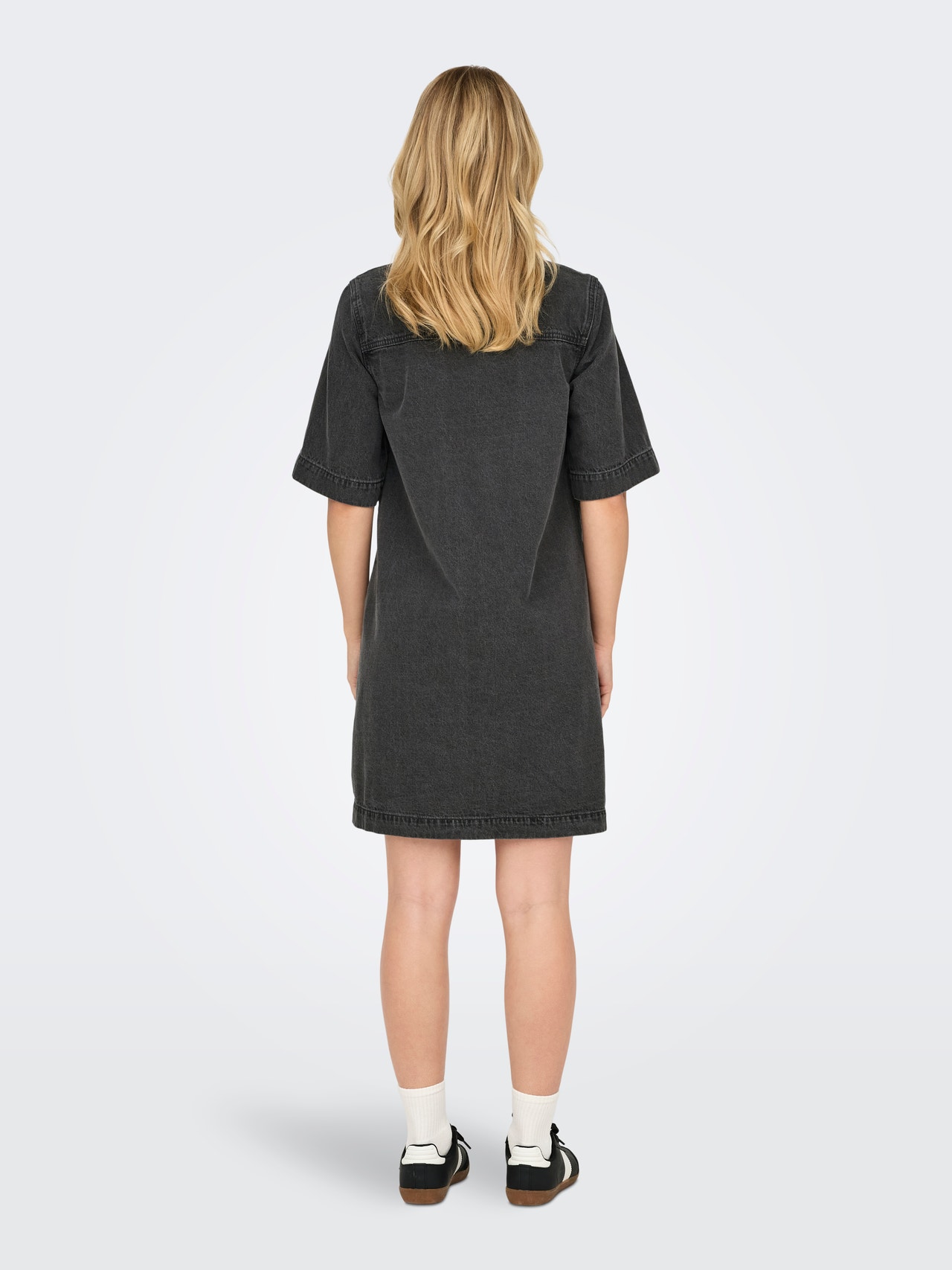 ONLY ONLBELLE Short dress -Washed Black - 15324384