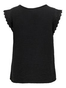 ONLY curvy v-neck dress -Black - 15324431