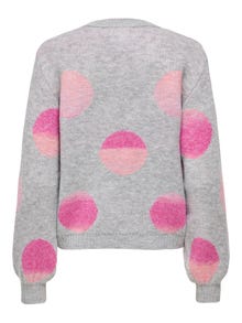 ONLY ONLAIDA Striktrøje -Light Grey Melange - 15324479