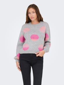ONLY ONLAIDA Striktrøje -Light Grey Melange - 15324479