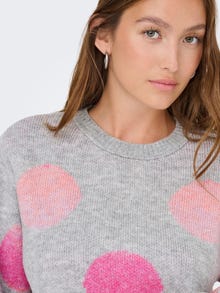 ONLY ONLAIDA Striktrøje -Light Grey Melange - 15324479