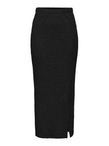 ONLY Maxi skirt with slits -Black - 15324480
