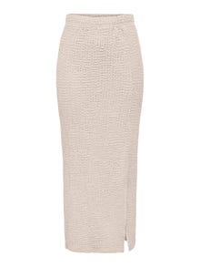 ONLY Maxi skirt with slits -Pumice Stone - 15324480