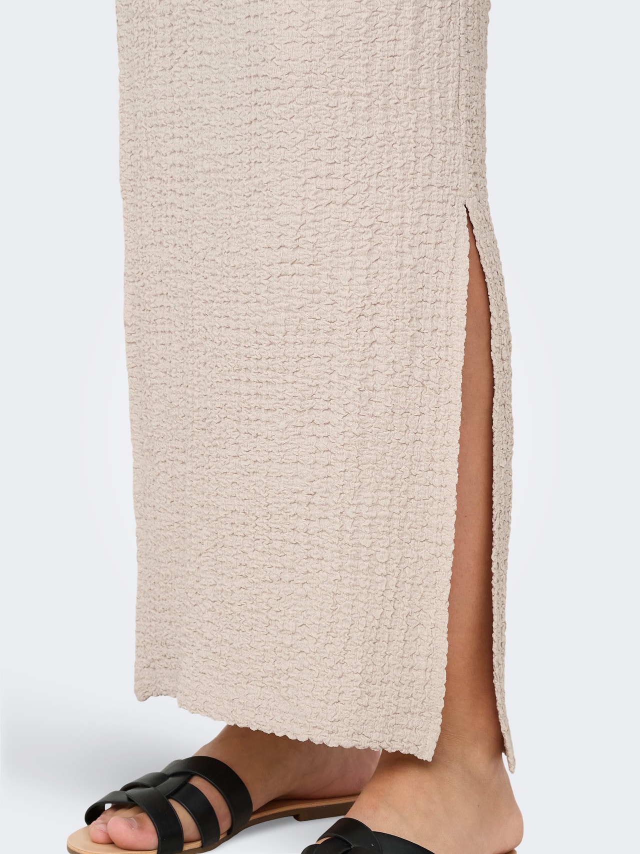 ONLY Maxi skirt with slits -Pumice Stone - 15324480