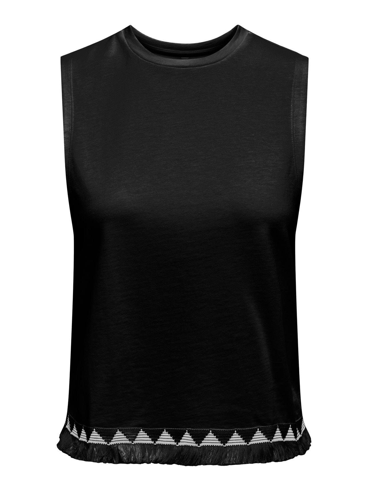 ONLY Tops Corte regular Cuello redondo -Black - 15324501